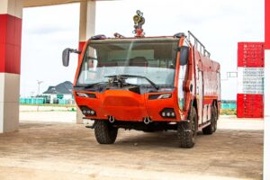 Complete delivery of fire tender vehicles at Ebonyi Airport in Nigeria by Bannacommitment to enhancing airport safety and emergency response capabilities with the provision of essential fire fighting equipment 03