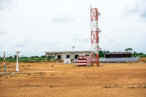 ILS Glide Slope equipment at Ebonyi Airport in Nigeria powered by 15 KVA solar system installed by Banna 02